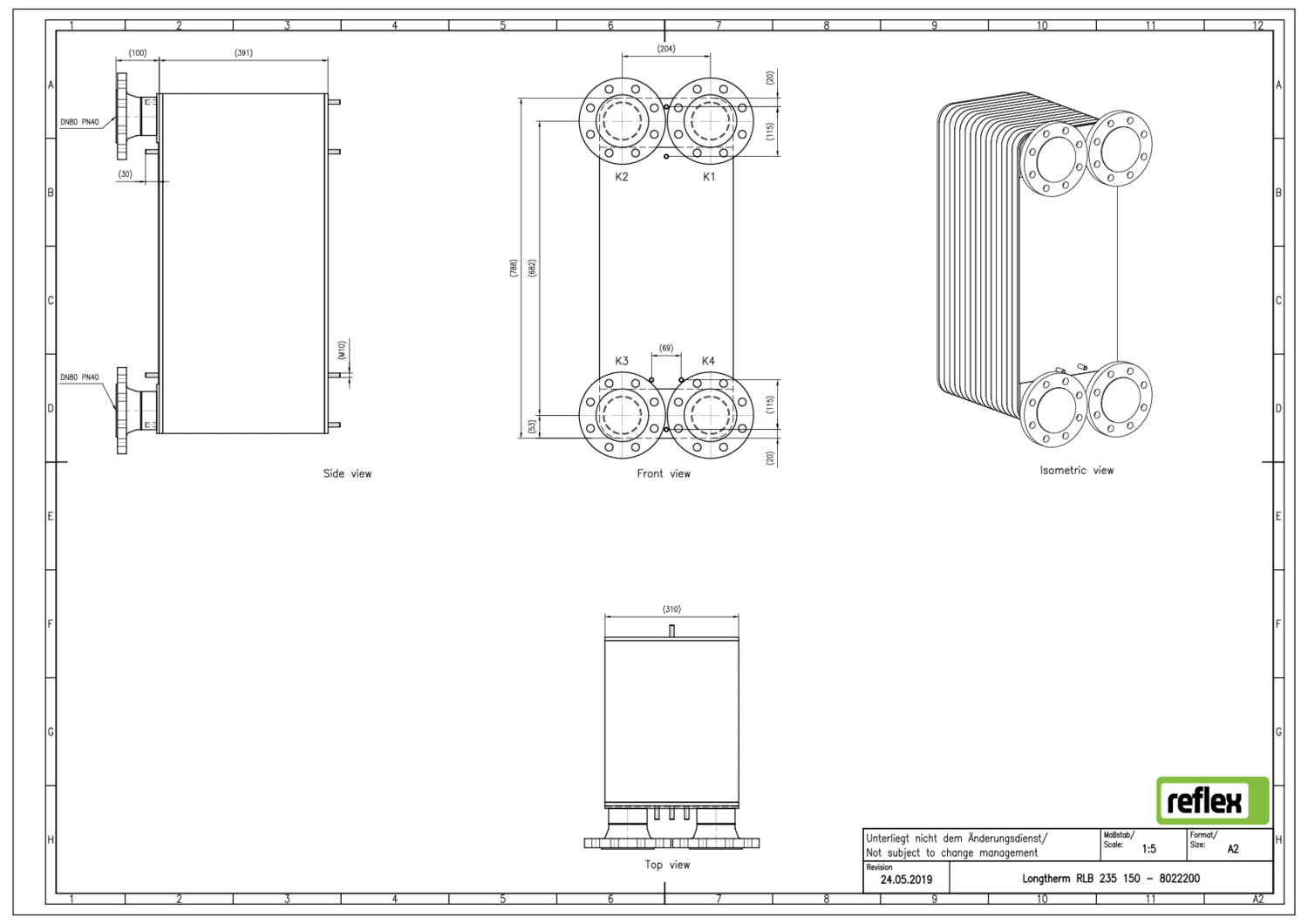 Reflex Plattenwärmetauscher Longtherm