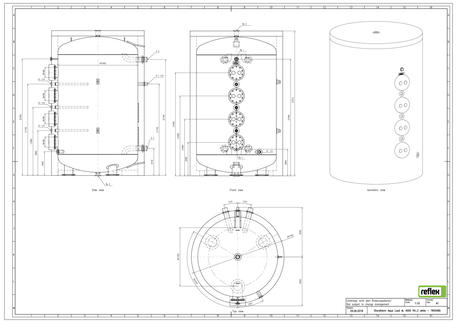 Reflex Ladespeicher mit Wärmedämmung AL Reflex Ladespeicher mit Wärmedämmung AL