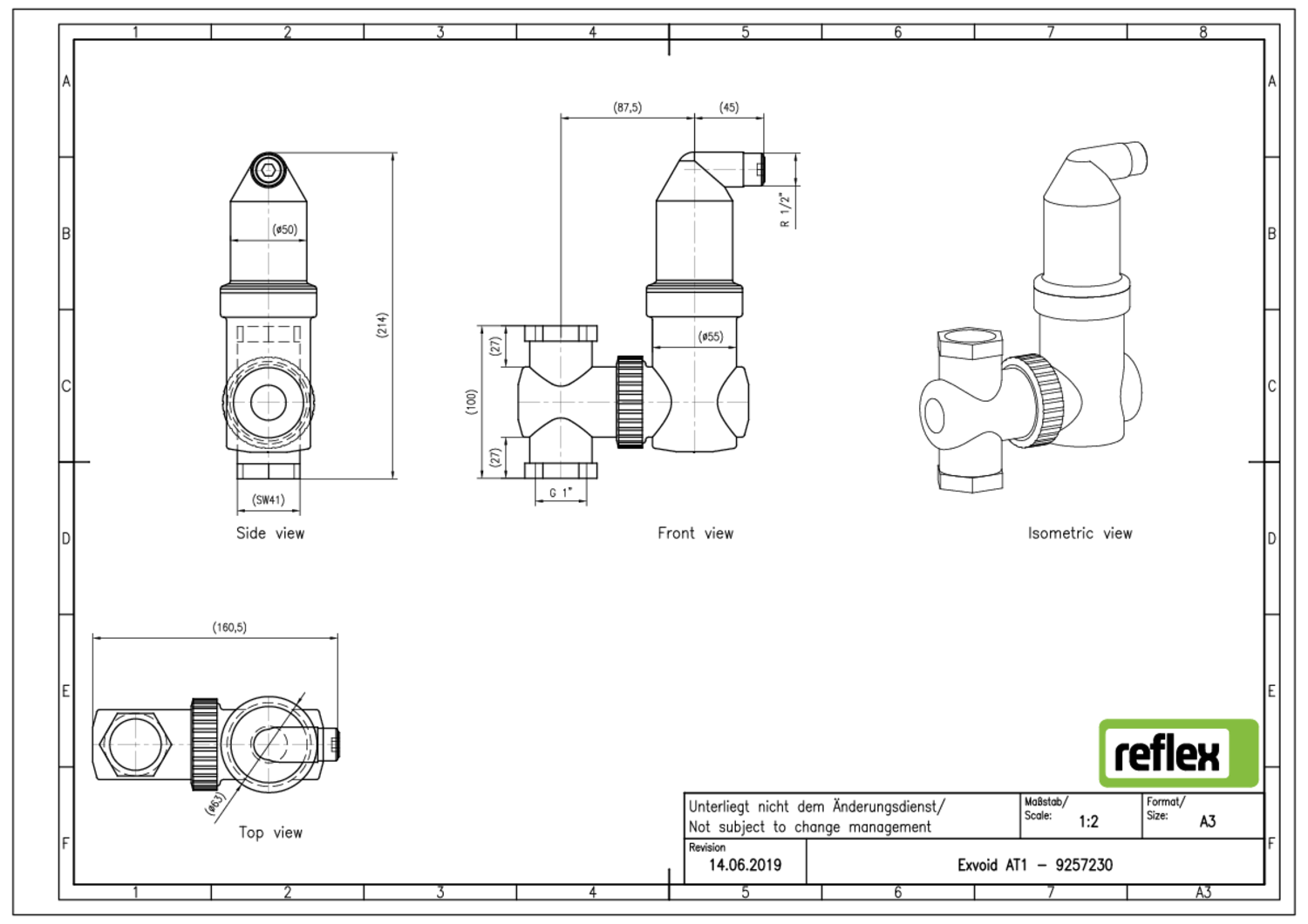 Reflex Mikroblasenabscheider Exvoid AT