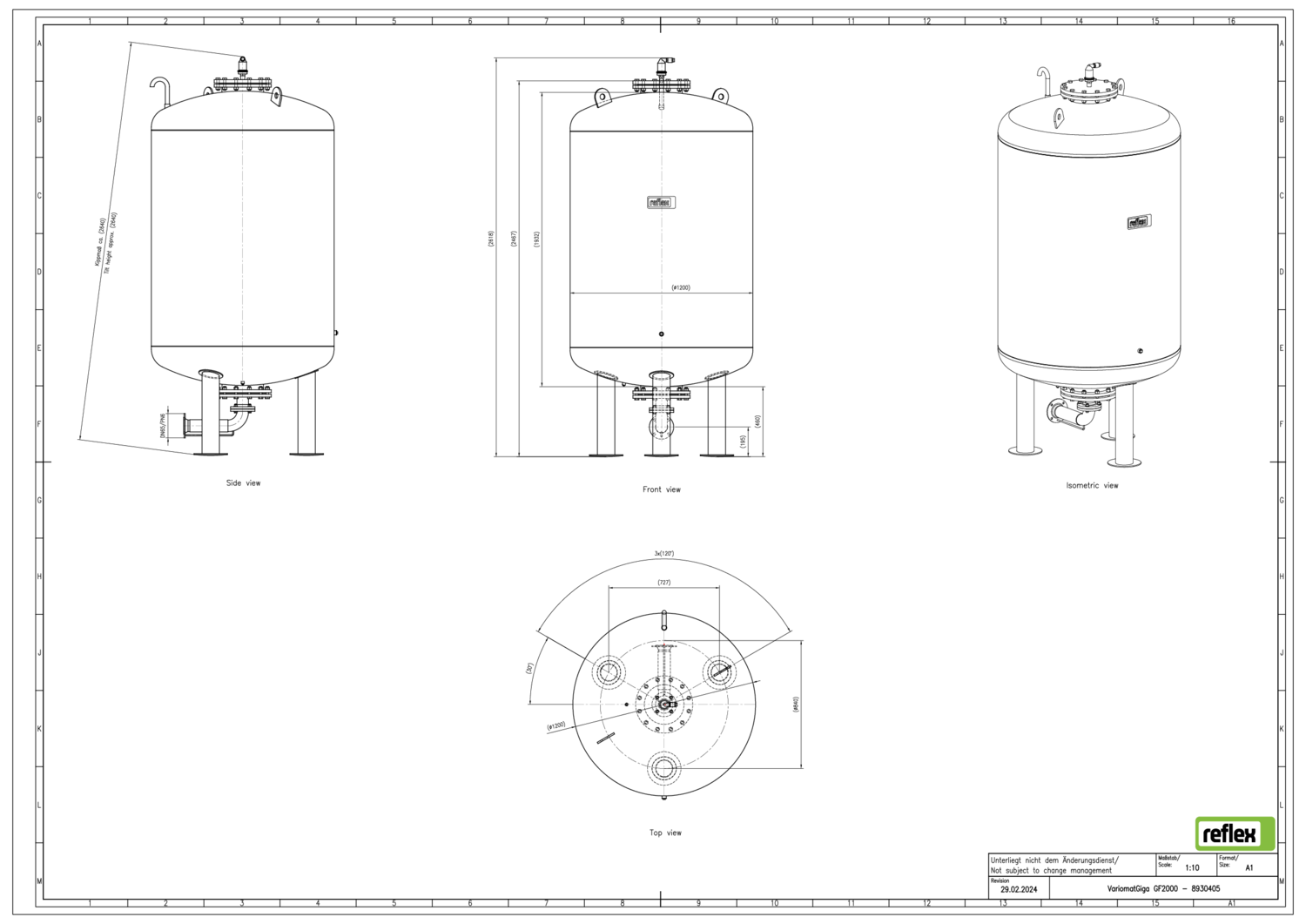 Reflex Pumpendruckhaltung Variomat Giga