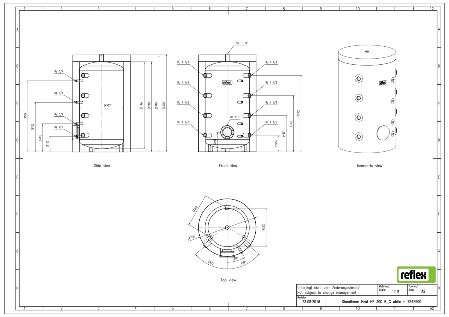 Reflex Pufferspeicher Storatherm Heat HF Reflex Pufferspeicher Storatherm Heat HF