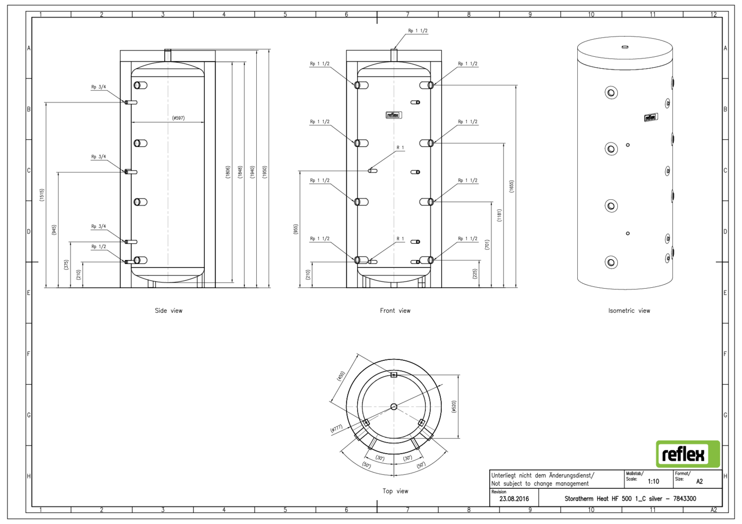 Reflex Pufferspeicher Storatherm Heat HF
