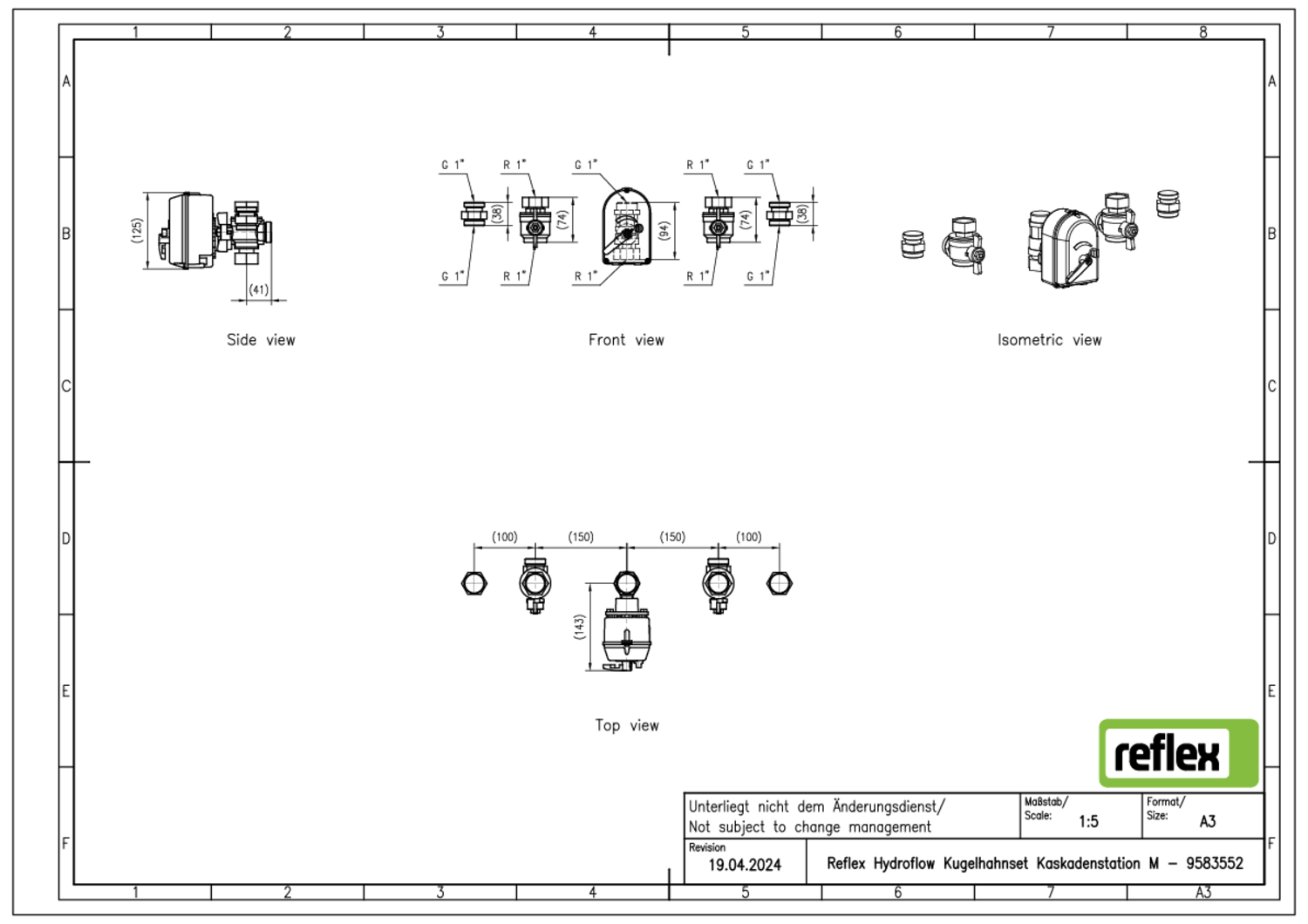 Reflex Hydroflow Kaskadenstation