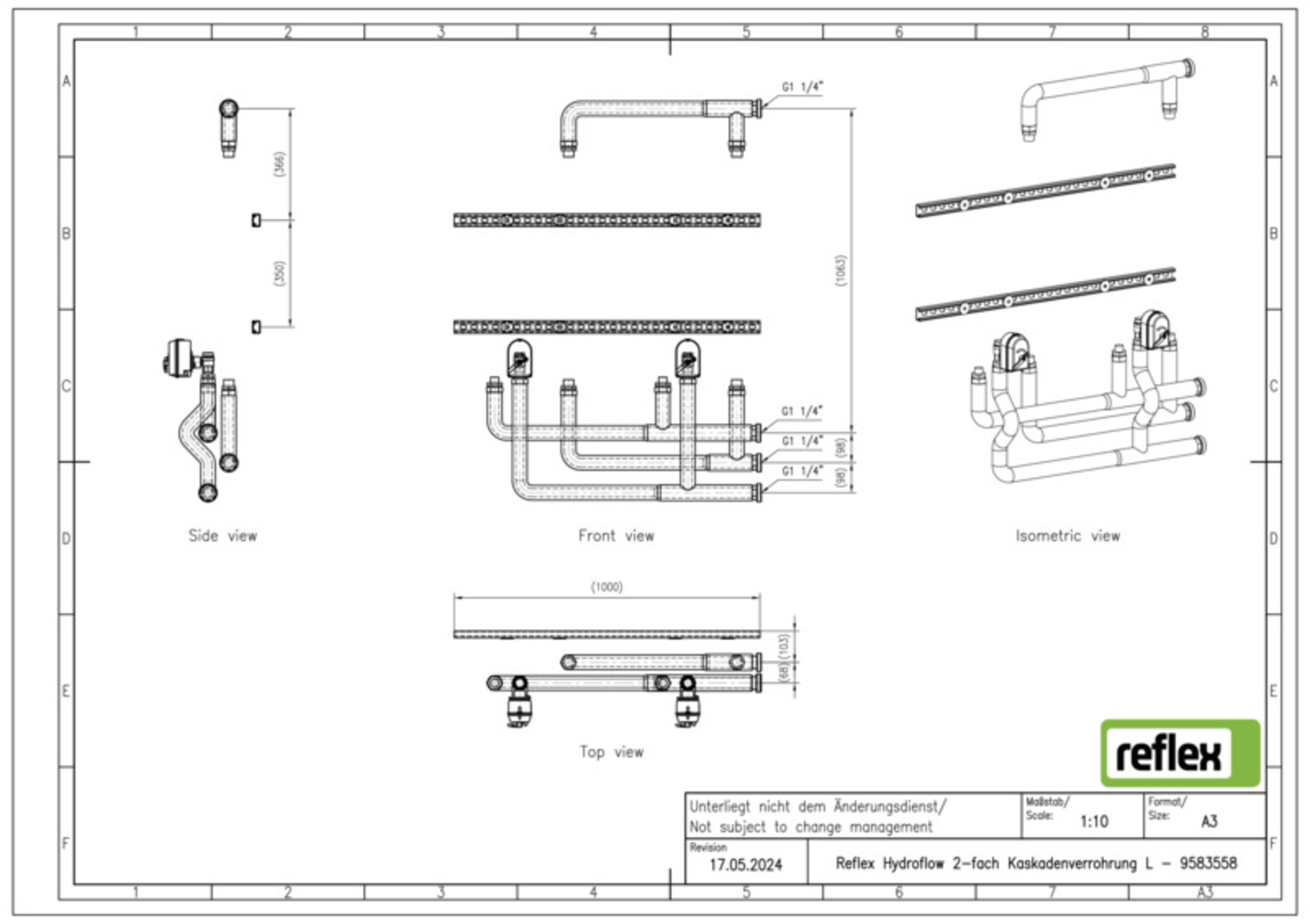 Reflex Hydroflow 2-fach