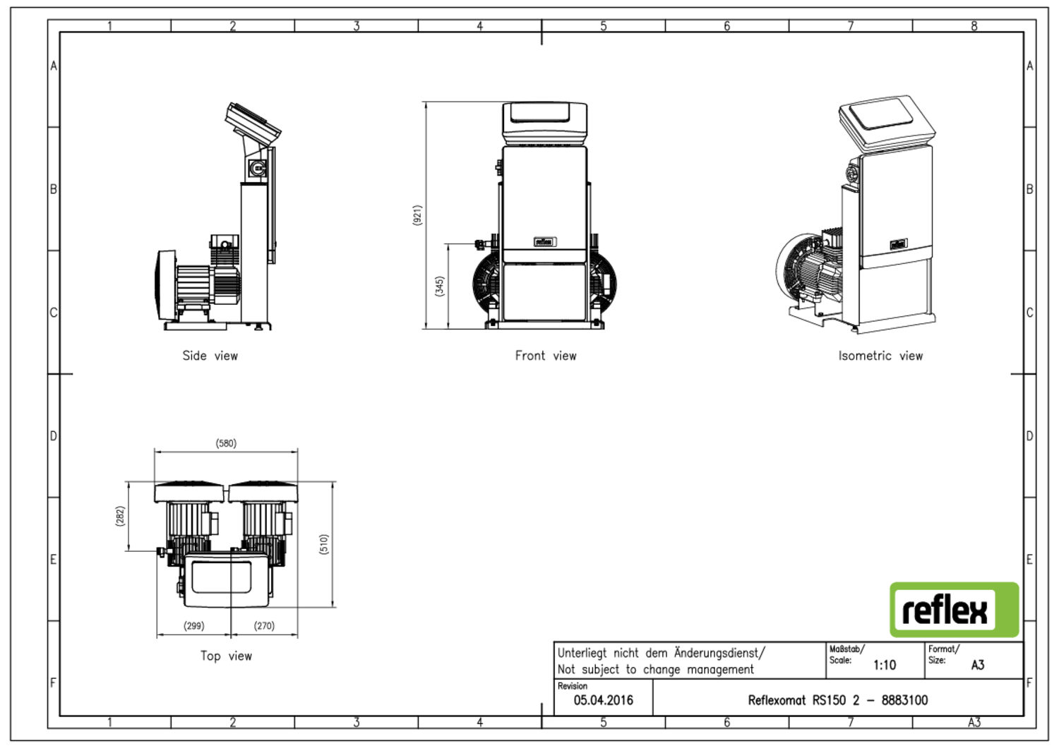 Reflex Reflexomat RS 150/2 T
