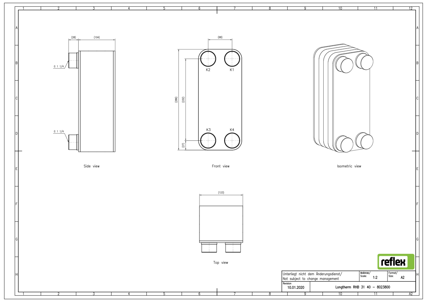 Reflex Plattenwärmetauscher Longtherm Reflex Plattenwärmetauscher Longtherm
