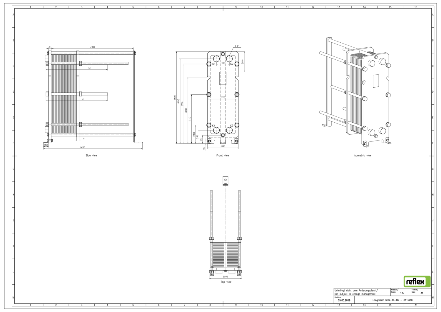 Reflex Plattenwärmetauscher Longtherm