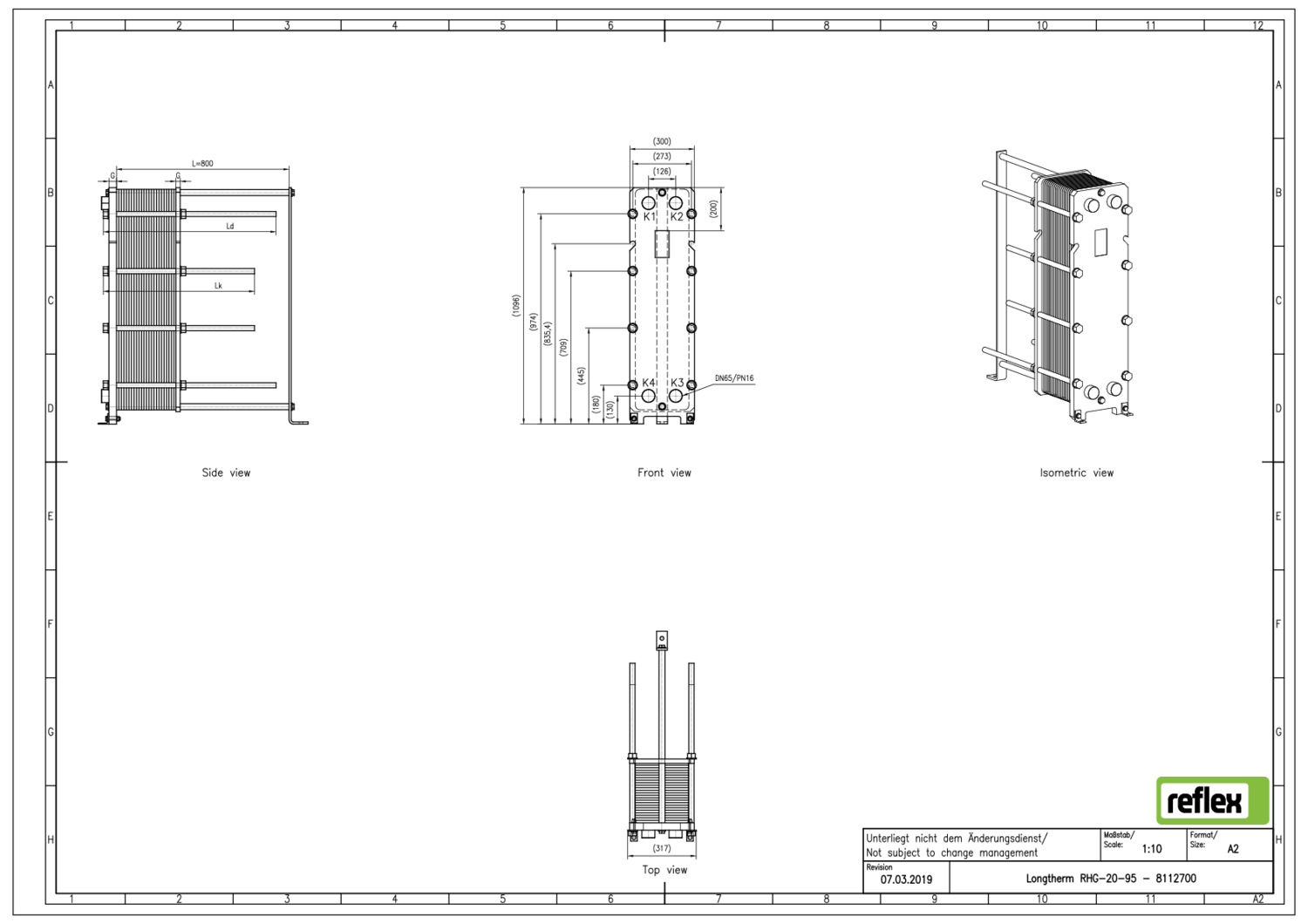 Reflex Plattenwärmetauscher Longtherm