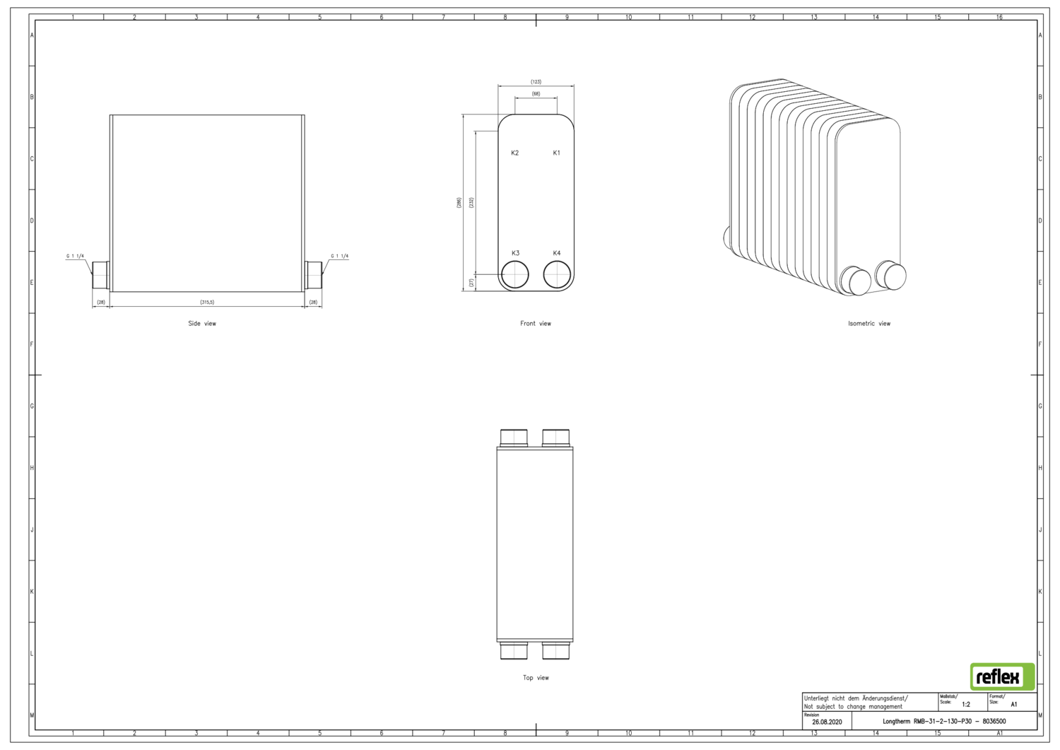 Reflex Plattenwärmetauscher Longtherm Reflex Plattenwärmetauscher Longtherm