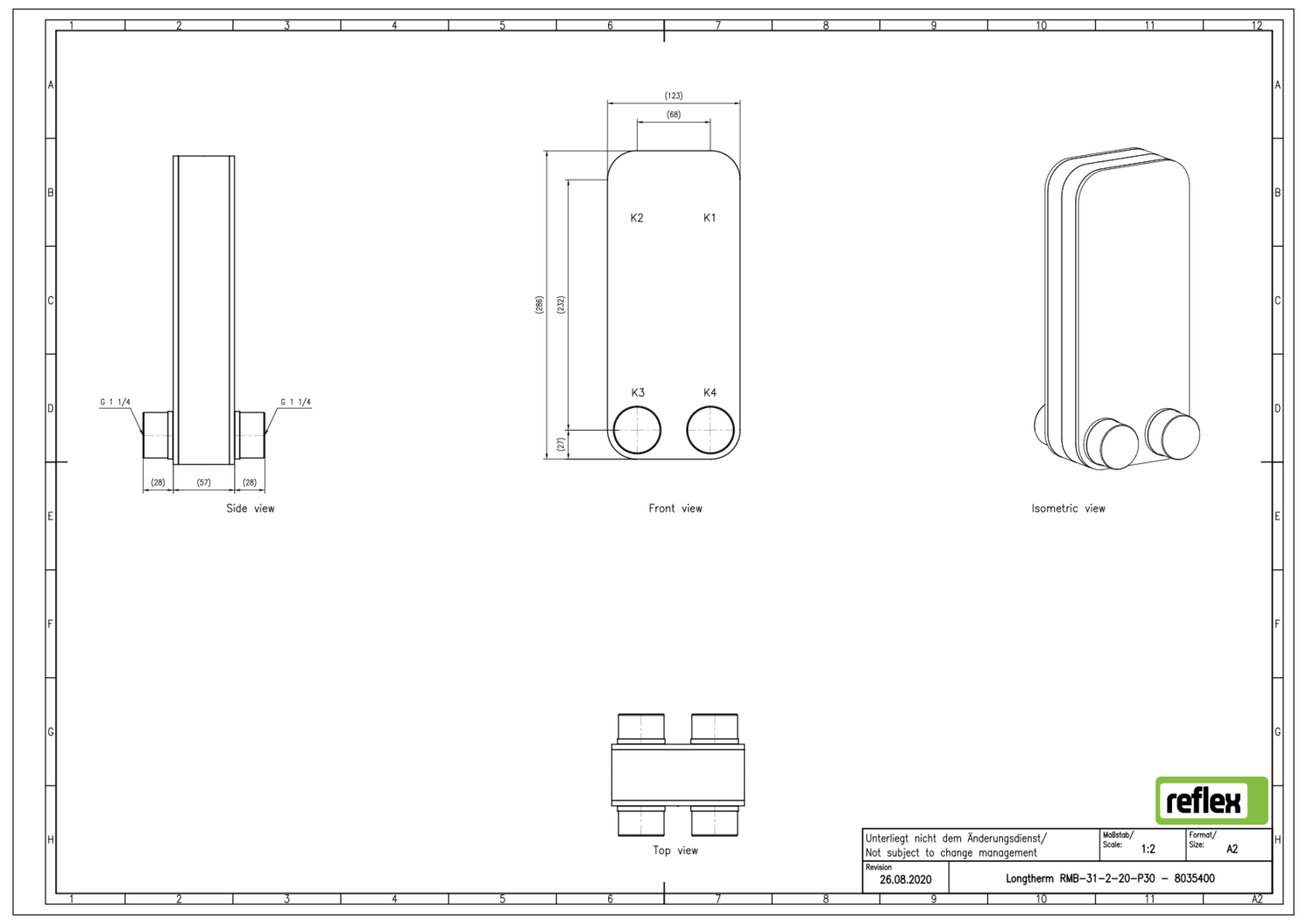 Reflex Plattenwärmetauscher Longtherm Reflex Plattenwärmetauscher Longtherm