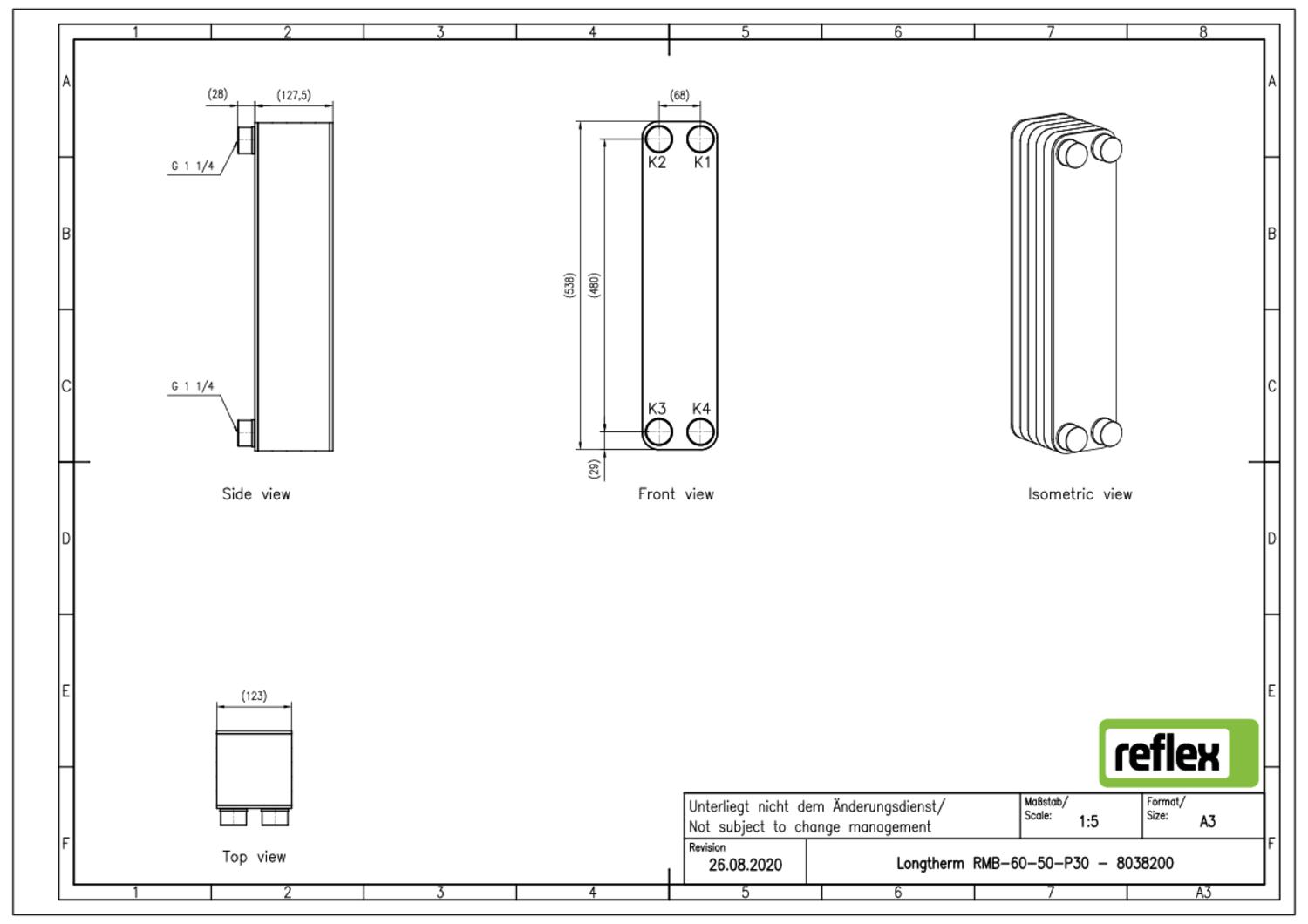 Reflex Plattenwärmetauscher Longtherm Reflex Plattenwärmetauscher Longtherm