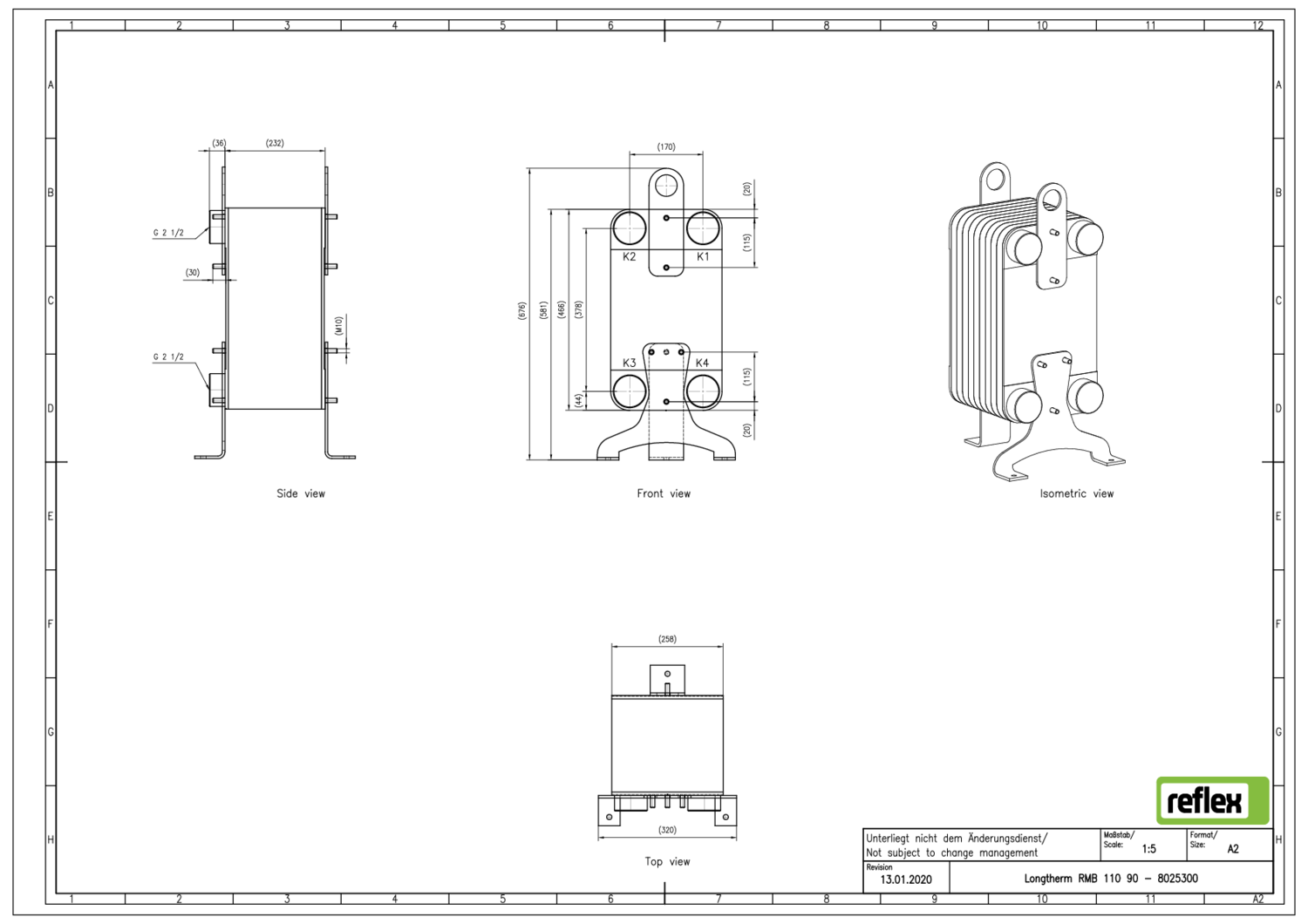 Reflex Plattenwärmetauscher Longtherm Reflex Plattenwärmetauscher Longtherm