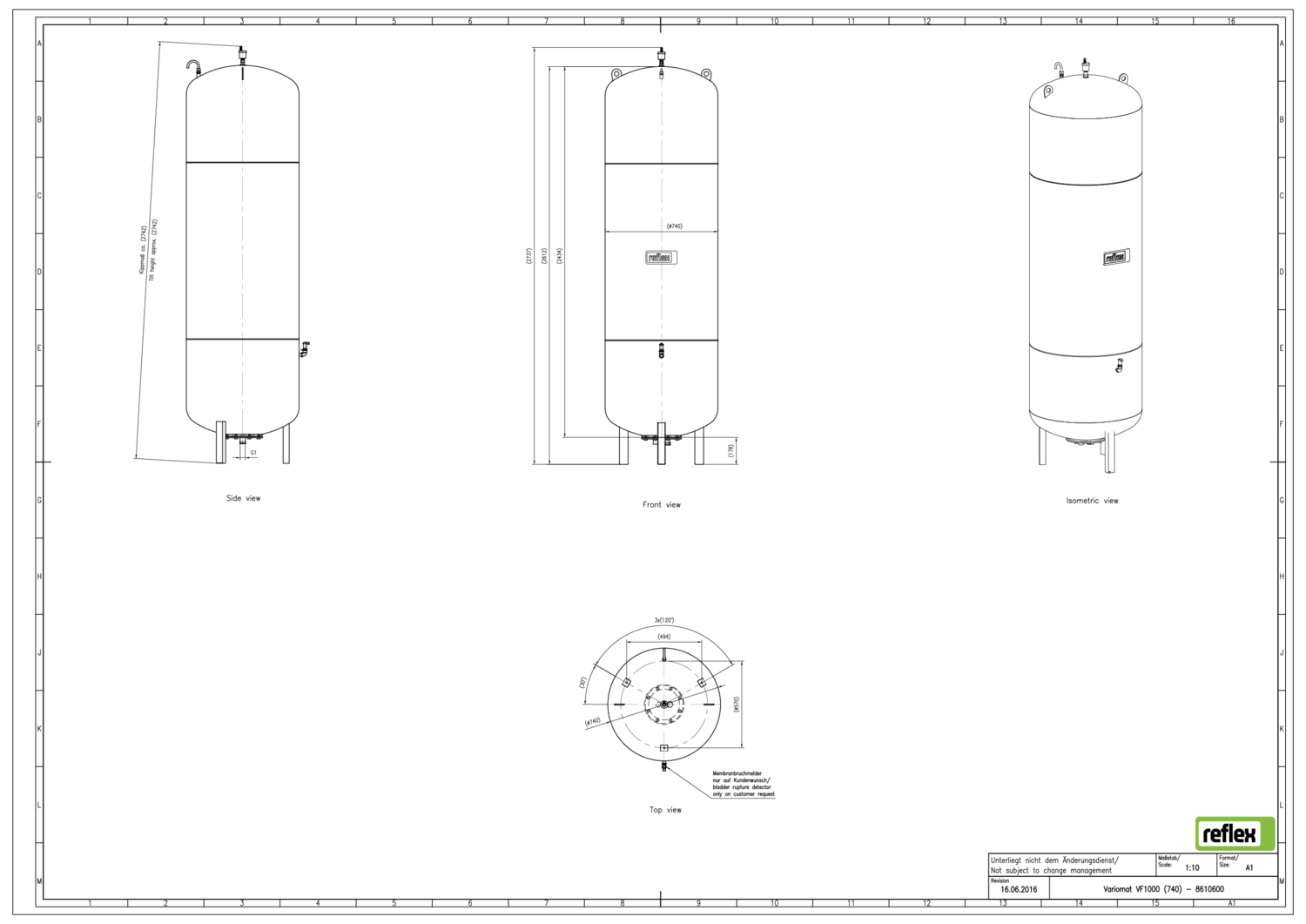 Reflex Pumpendruckhaltung Variomat