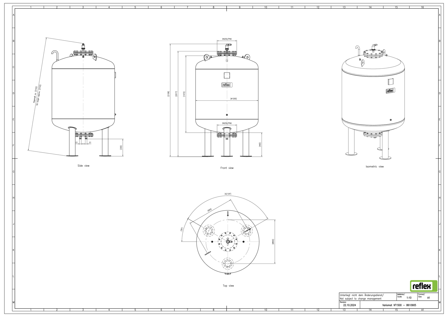 Reflex Pumpendruckhaltung Variomat