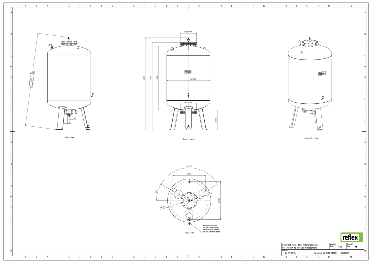 Reflex Pumpendruckhaltung Variomat