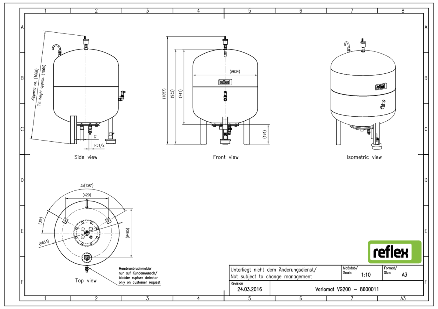 Reflex Pumpendruckhaltung Variomat
