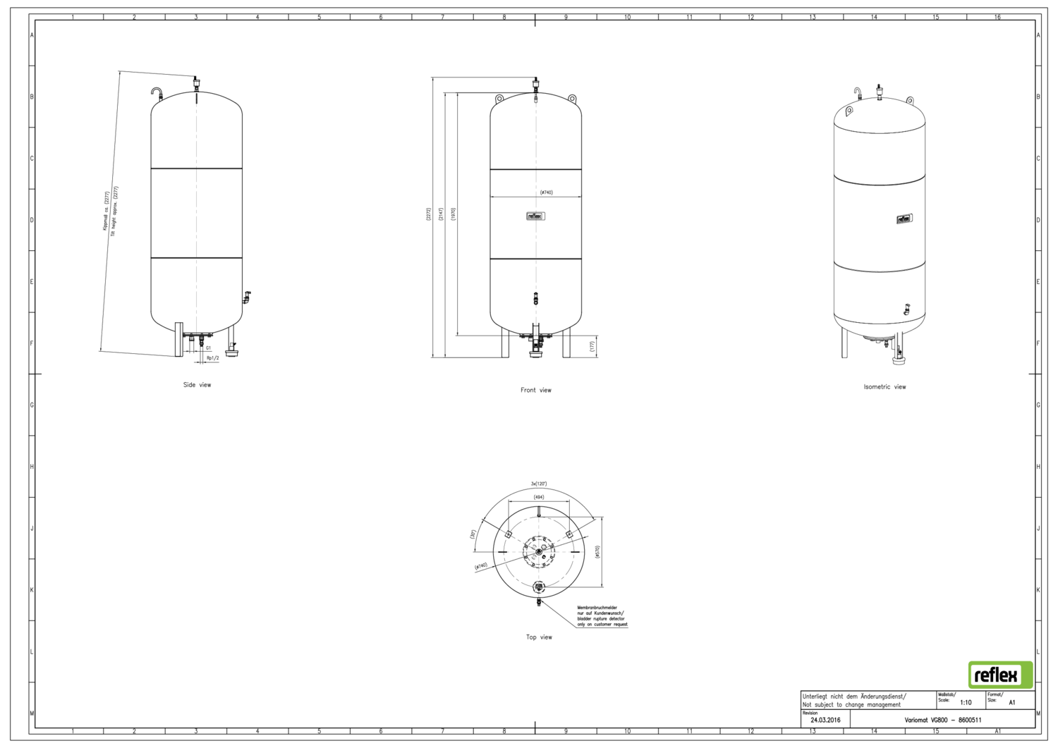 Reflex Pumpendruckhaltung Variomat
