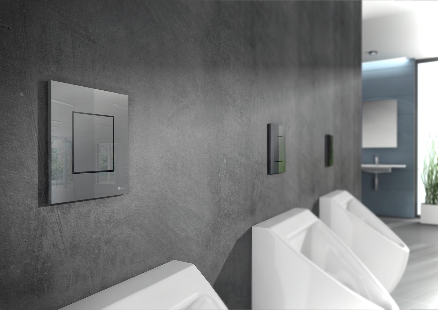 TECEnow Urinal-Betätigung Weiß