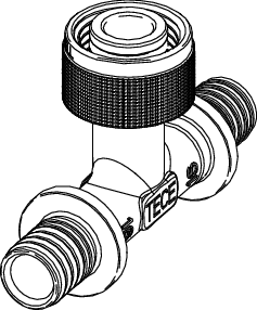 TECEflex Schnelladapter, T-Stück, TECEflex Schnelladapter, T-Stück,
