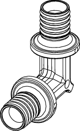 TECEflex Winkelkupplung 90 Grad