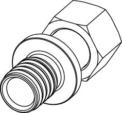 TECEflex Verschraubung, flachdichtend