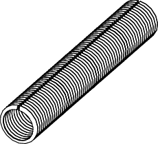 TECEfloor Wellschutzrohr, geschlitzt