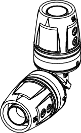 TECElogo-Push Winkelkupplung 90 Grad