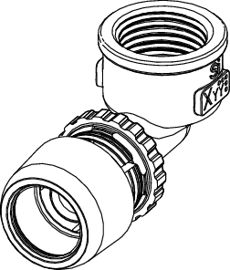 TECElogo-Ax Winkelübergangsmuffe TECElogo-Ax Winkelübergangsmuffe