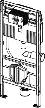 TECEprofil WC-Modul mit Uni-Spülkasten,