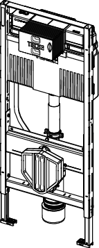 TECEprofil WC-Modul m. Uni-Spülkasten u.