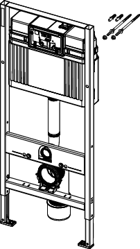 TECEbase WC-Modul mit Base-Spülkasten,