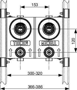 TECEprofil Anschlusseinheit mit