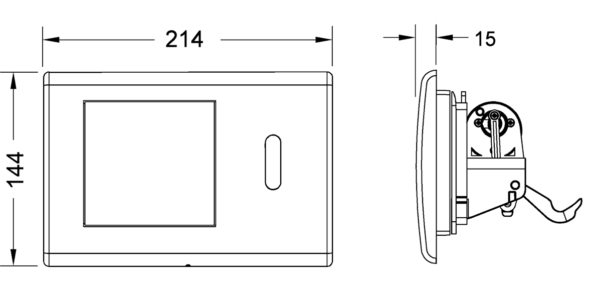 TECEplanus WC-Elektronik mit IR-Sensor TECEplanus WC-Elektronik mit IR-Sensor