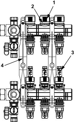 TECEfloor Komfort Heizkreisverteiler mit