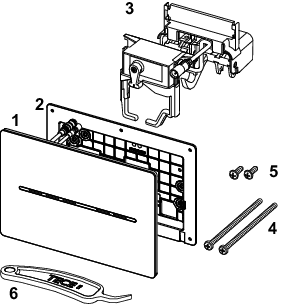 TECEsolid WC-Elektronik, 12 V-Netz,