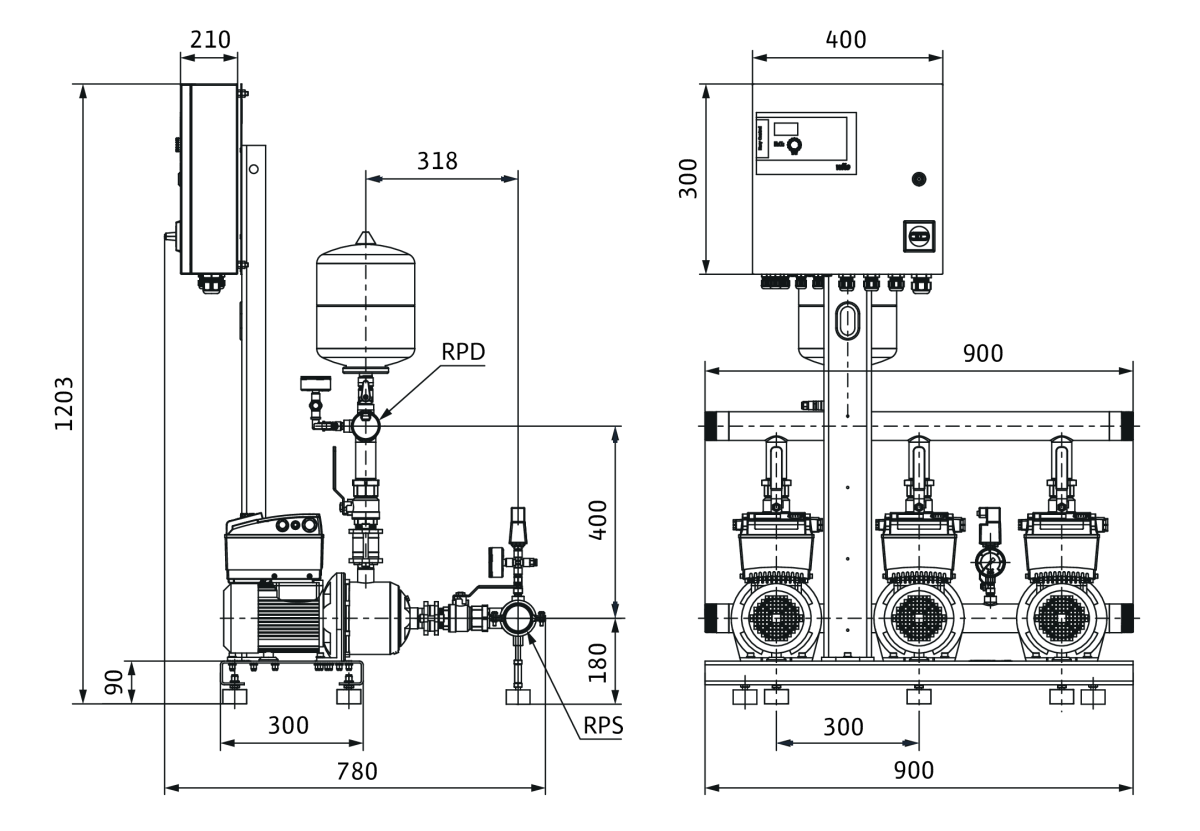Wilo multi-pump system Comfort-Vario Wilo multi-pump system Comfort-Vario