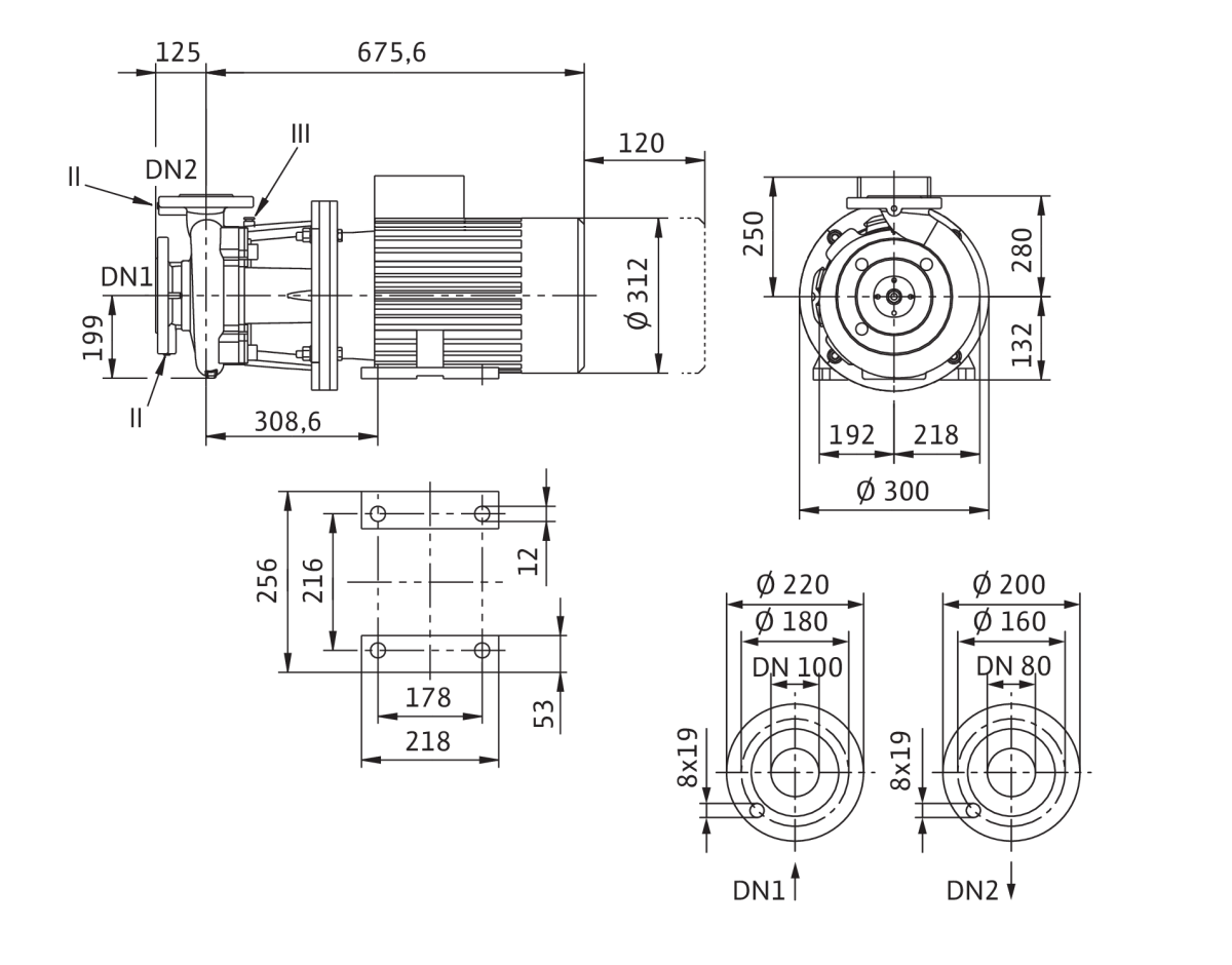 Wilo Trockenläufer-Blockpumpe