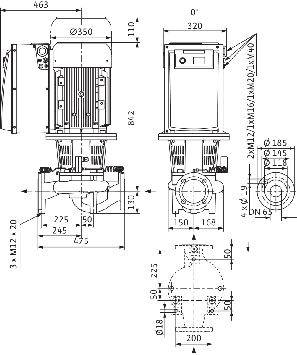 Wilo Trockenläufer-Energiespar-Einzelp.