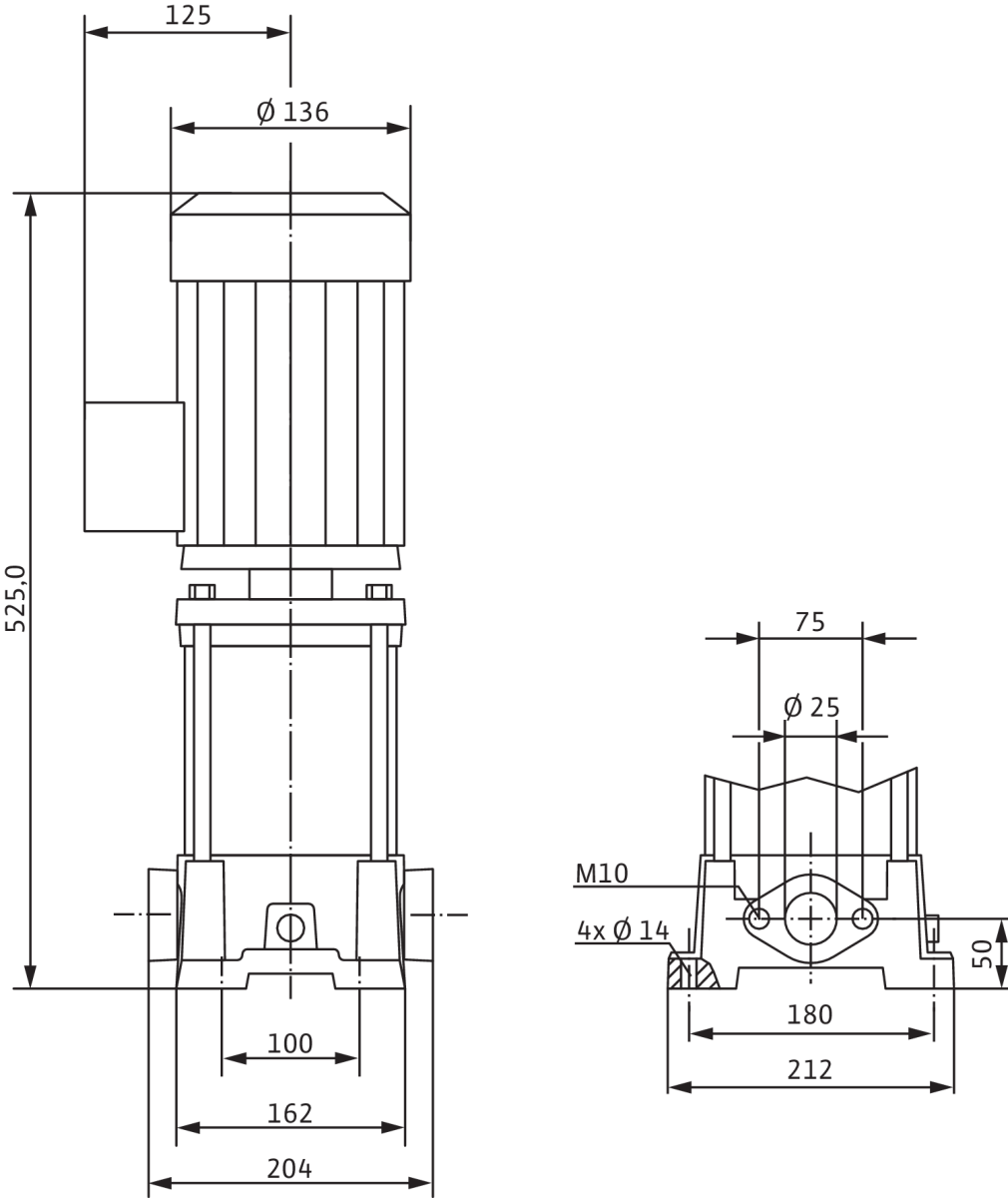 Wilo Hochdruck-Kreiselpumpe