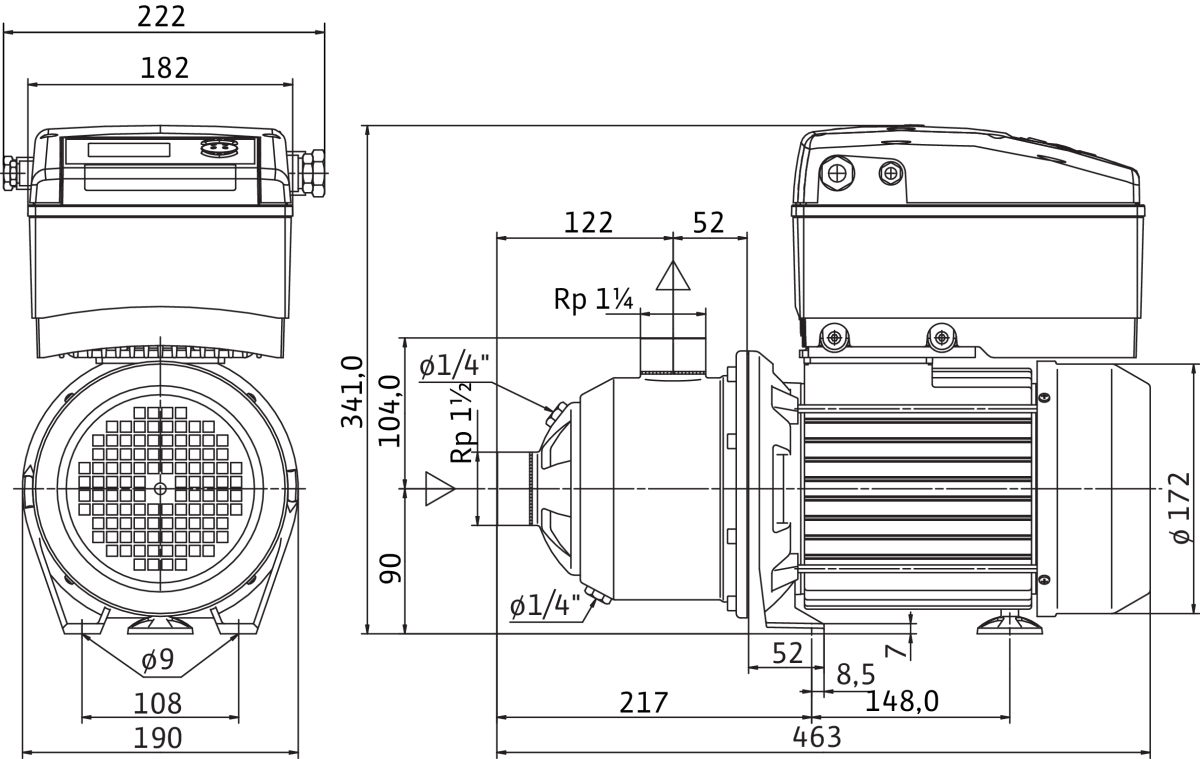Wilo Hochdruck-Kreiselpumpe Economy