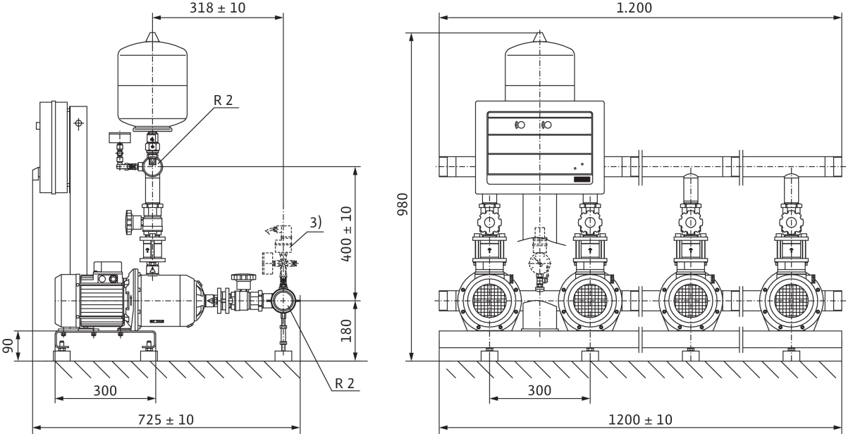 Wilo Mehrpumpenanlage